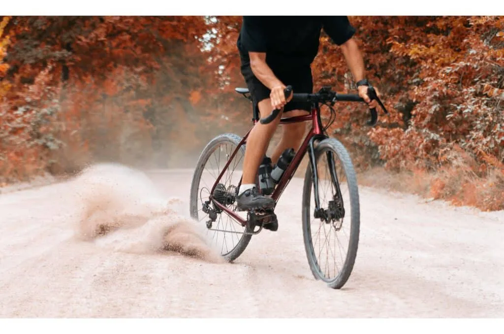why does my gravel bike slide on loose gravel